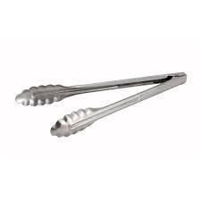 UT12HD UTILITY TONGS 12" STAINLESS HEAVY DUTY